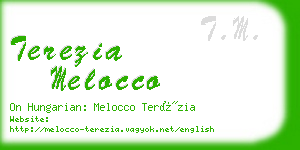 terezia melocco business card